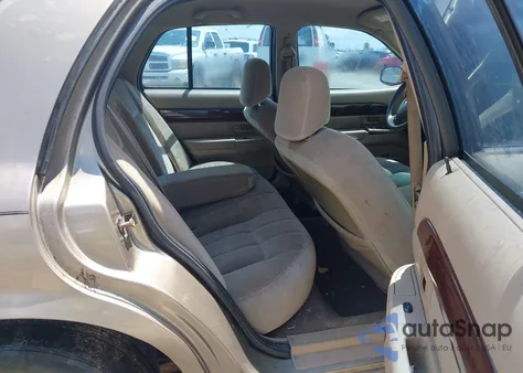 2003 Mercury Grand Marquis Gs from USA, damaged, VIN 2MEFM74W43X662190